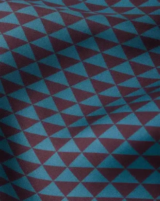Pañuelo de sarga de seda estampado
