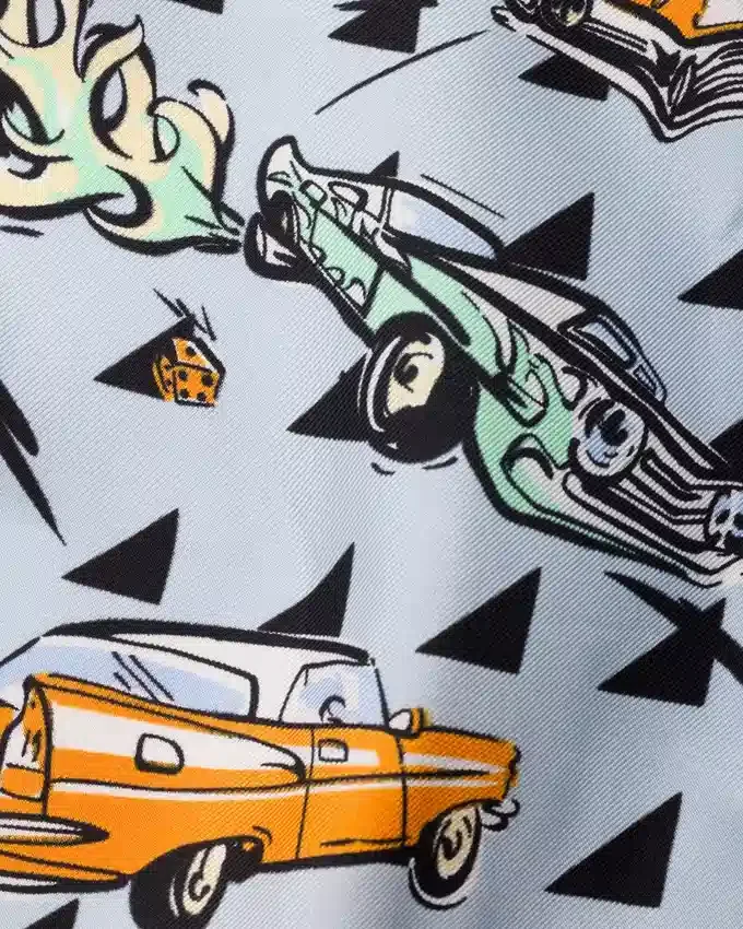 Pañuelo de sarga de seda estampado 55 Pañuelo de sarga de seda estampado 55