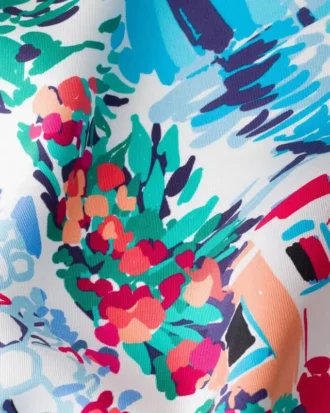 Pañuelo de sarga de seda estampado 90