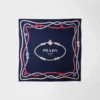 Pañuelo de sarga de seda estampado 90 Pañuelo de sarga de seda estampado 90