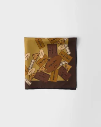 Pañuelo de sarga estampado 55