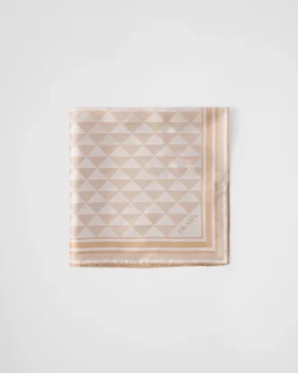 Pañuelo de seda jacquard 55 Pañuelo de seda jacquard 55