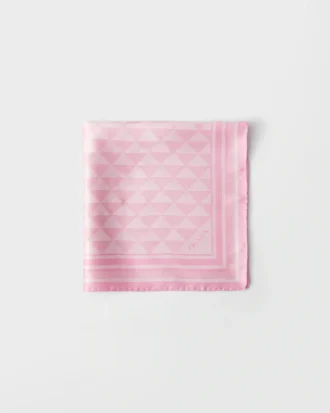 Pañuelo de seda jacquard 55 Pañuelo de seda jacquard 55