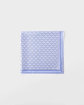Pañuelo de seda jacquard 90