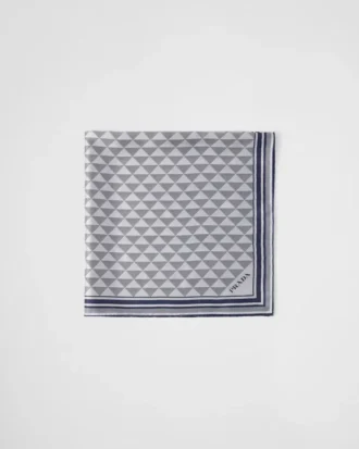 Pañuelo de seda jacquard 90 Pañuelo de seda jacquard 90