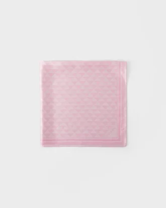 Pañuelo de seda jacquard 90