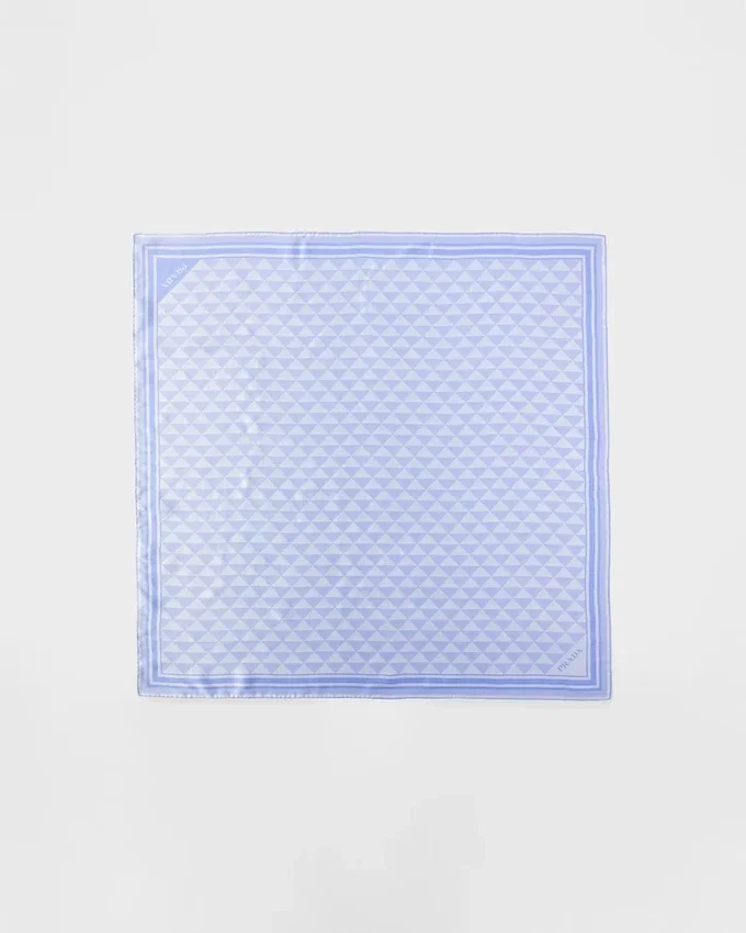 Pañuelo de seda jacquard 90 Pañuelo de seda jacquard 90