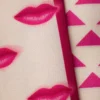 Pañuelo estrecho de sarga de seda estampado Pañuelo estrecho de sarga de seda estampado