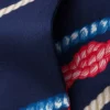 Pañuelo estrecho de sarga de seda estampado Pañuelo estrecho de sarga de seda estampado
