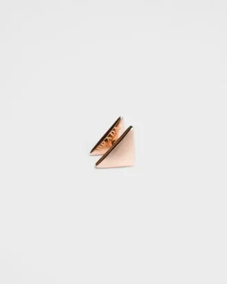 Pendiente individual Eternal Gold Nano Triangle en oro rosa