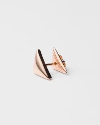 Pendiente individual Eternal Gold Nano Triangle en oro rosa