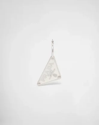 Pendiente izquierdo con colgante Prada Symbole