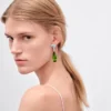 Pendientes colgantes Couleur Vivante – Oro blanco con aguamarina, peridoto y diamantes Pendientes colgantes Couleur Vivante – Oro blanco con aguamarina, peridoto y diamantes