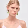 Pendientes colgantes Couleur Vivante – Oro blanco con aguamarina, peridoto y diamantes Pendientes colgantes Couleur Vivante – Oro blanco con aguamarina, peridoto y diamantes