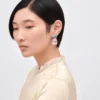 Pendientes colgantes Couleur Vivante – Oro blanco con morganita y aguamarina Pendientes colgantes Couleur Vivante – Oro blanco con morganita y aguamarina