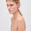 Pendientes colgantes Couleur Vivante – Oro blanco con peridoto, amatista y diamantes Pendientes colgantes Couleur Vivante – Oro blanco con peridoto, amatista y diamantes