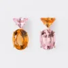 Pendientes colgantes Couleur Vivante – Oro rosa con morganita y citrino Pendientes colgantes Couleur Vivante – Oro rosa con morganita y citrino
