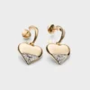 Pendientes colgantes Eternal Gold en oro amarillo y diamantes cultivados en laboratorio Pendientes colgantes Eternal Gold en oro amarillo y diamantes cultivados en laboratorio