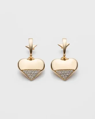 Pendientes colgantes Eternal Gold: oro amarillo y diamantes Pendientes colgantes Eternal Gold: oro amarillo y diamantes