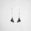 Pendientes colgantes Prada Symbole