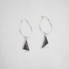 Pendientes colgantes Prada Symbole