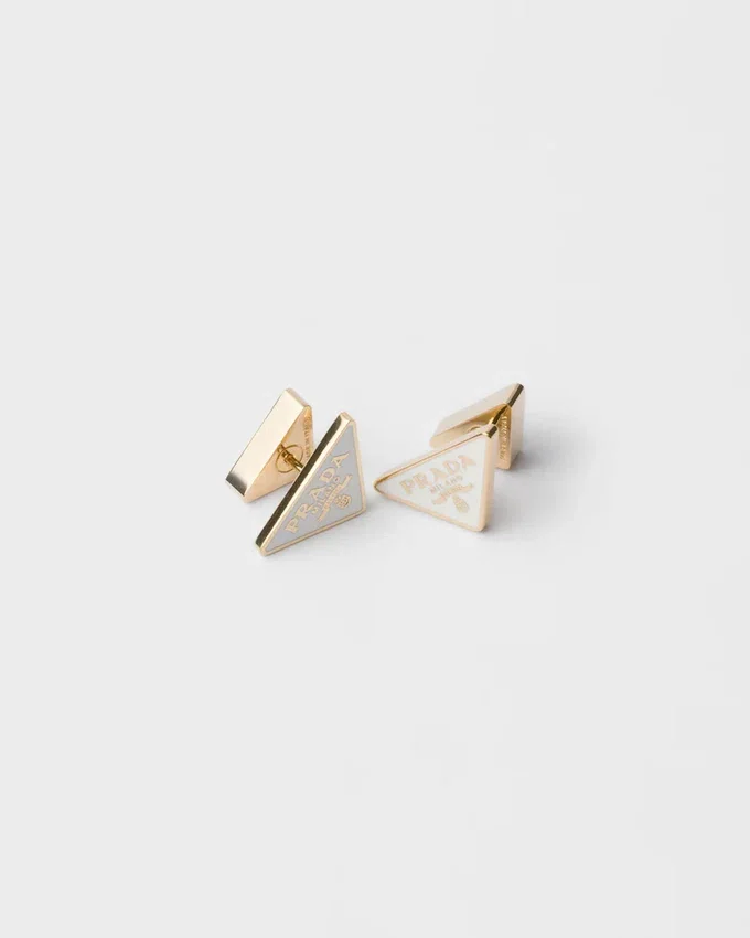 Pendientes de metal esmaltado Pendientes de metal esmaltado