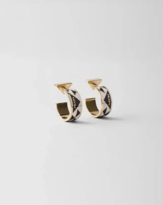 Pendientes de metal esmaltado