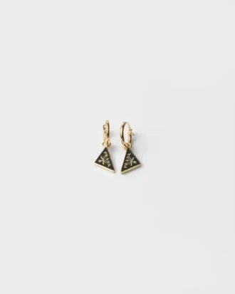 Pendientes de metal esmaltado