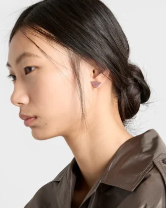 Pendientes de metal esmaltado