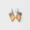 Pendientes de metal y cristal Pendientes de metal y cristal