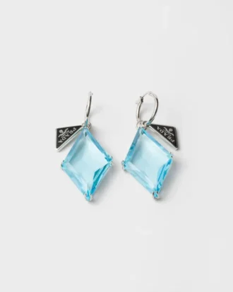 Pendientes de metal y cristal Pendientes de metal y cristal