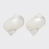 Pendientes de plata con conchas Pendientes de plata con conchas