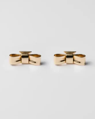 Pendientes Eternal Gold Bow – Oro amarillo