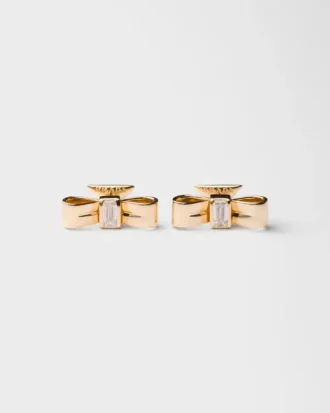 Pendientes Eternal Gold Bow – Oro amarillo y diamantes cultivados en laboratorio