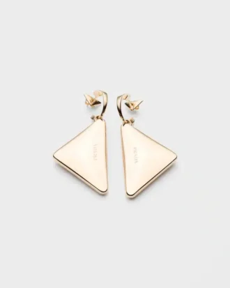 Pendientes largos medianos Eternal Gold en oro amarillo