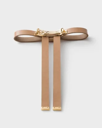 Pinza para el pelo de piel