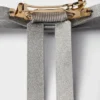 Pinza para el pelo de piel napa Pinza para el pelo de piel napa