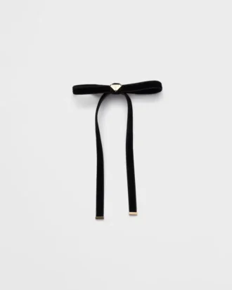 Pinza para el pelo de terciopelo