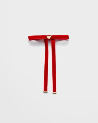 Pinza para el pelo de terciopelo