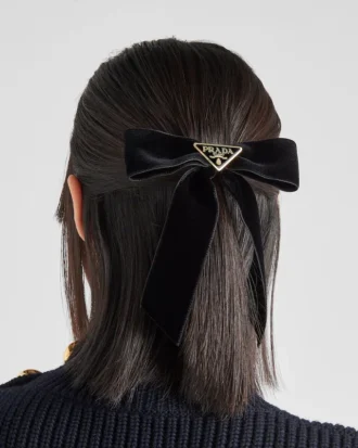 Pinza para el pelo de terciopelo