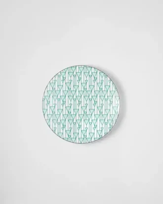 Plato de porcelana – Verde Viena