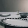 Plato de servir grande de porcelana – Tablero de ajedrez Plato de servir grande de porcelana – Tablero de ajedrez