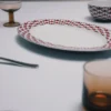 Plato de servir grande de porcelana – Vienna Red