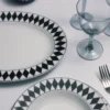 Plato de servir mediano de porcelana – Tablero de ajedrez Plato de servir mediano de porcelana – Tablero de ajedrez