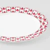 Plato de servir mediano de porcelana – Vienna Red