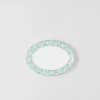 Plato de servir pequeño de porcelana – Verde Viena
