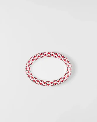 Plato pequeño de porcelana – Vienna Red