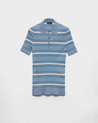 Polo de algodón a rayas