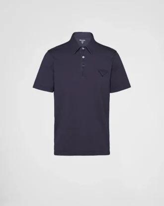Polo de algodón de manga corta