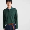 Polo de algodón de manga larga
